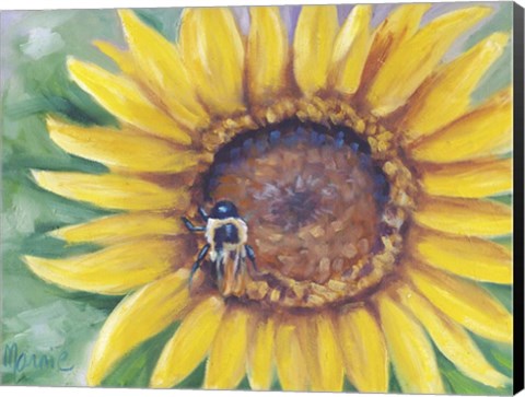 Framed Busy Bee Print