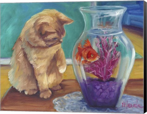 Framed Looking For Trouble 2 Print