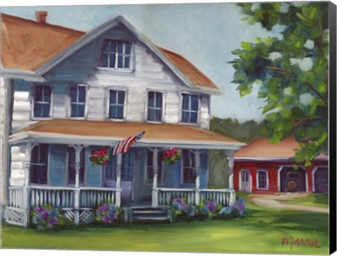 Framed Porch Days Print