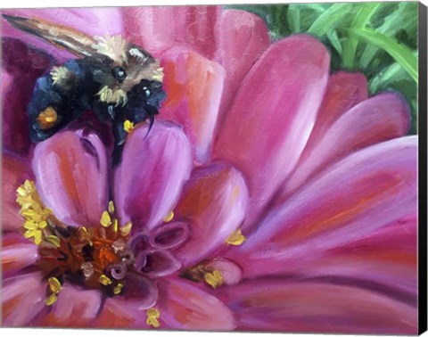 Framed Just Pollenating Print