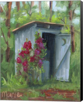 Framed Old Privvy Print