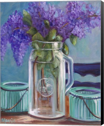 Framed Homestead Lilacs Print