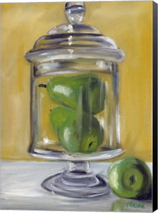 Framed Jar Of Pears Print