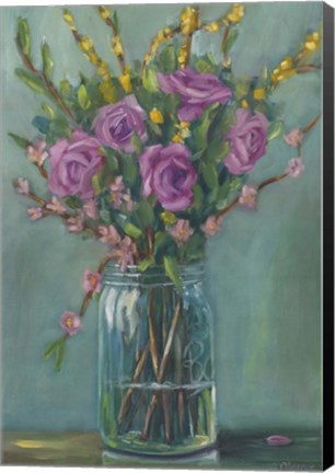 Framed Spring Blossoms II Print