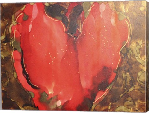 Framed Big Heart Print