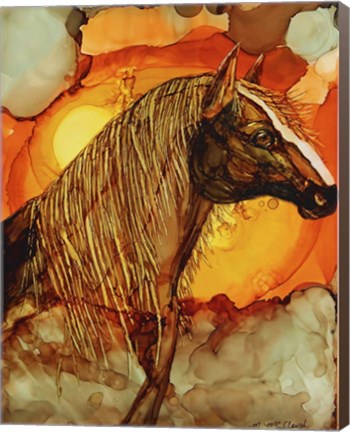 Framed Blazen Spirit Print
