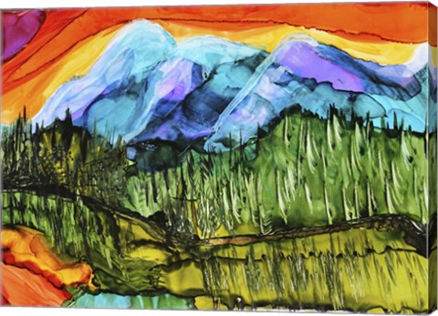 Framed Magic Mountain Print