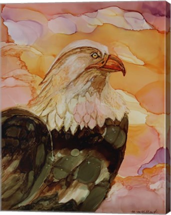 Framed Majestic Eagle Print