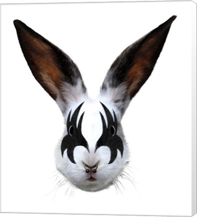 Framed Kiss Of A Rabbit Print