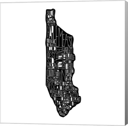 Framed Manhattan Print