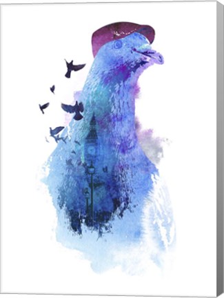 Framed Pigeon Of London Print