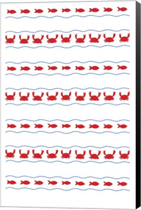 Framed Summer Pattern Print