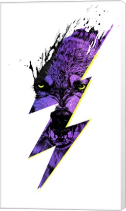 Framed Thunderwolf Alpha Print