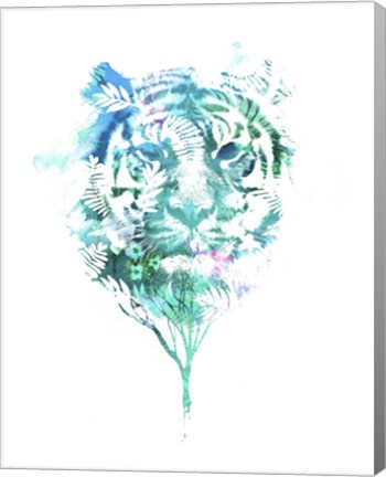 Framed Tiger Tree Print