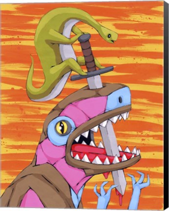 Framed Coming Out On Top Print