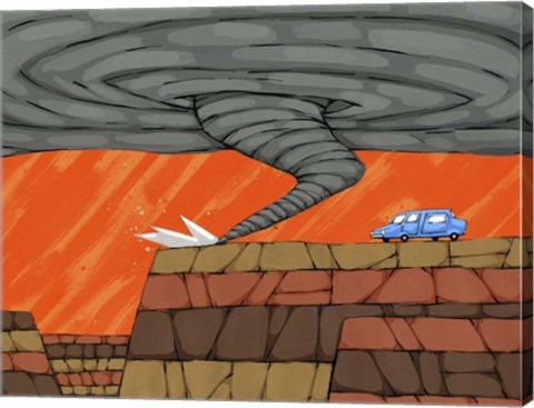 Framed Facing His Fear Print