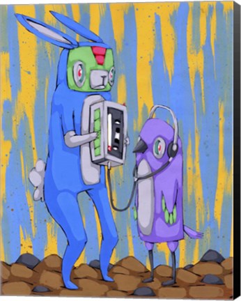 Framed Happy To Share Print