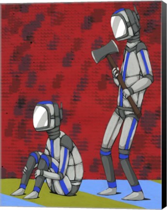 Framed Never Saw It Coming Print