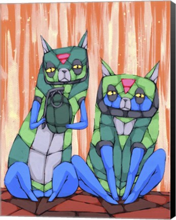 Framed Too Close For Comfort Print