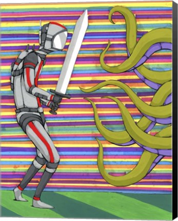 Framed Gathering Courage Print