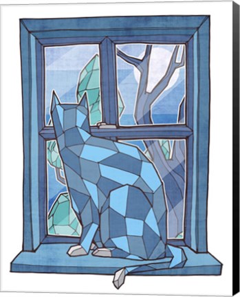 Framed Window Watcher Print