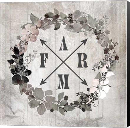 Framed Down On The Farm V2 Print