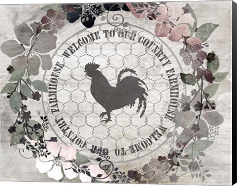 Framed Down On The Farm V12 Print