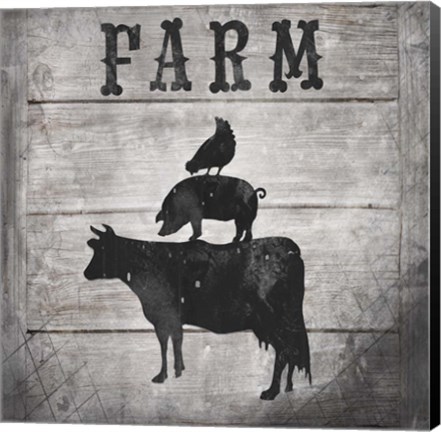 Framed Farm Fresh V5 Print