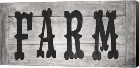 Framed Farm Fresh Farm Sign V1 Print