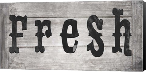 Framed Farm Fresh Farm Sign V3 Print