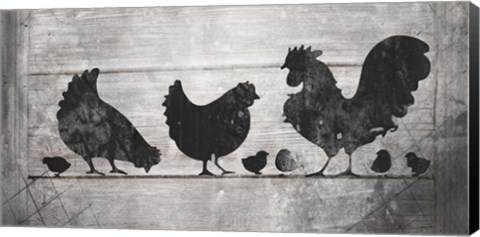 Framed Farm Fresh Farm Sign V7 Print