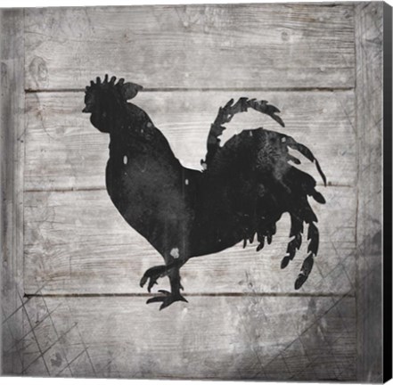 Framed Farm Fresh Rise With The Chickens V2 Print