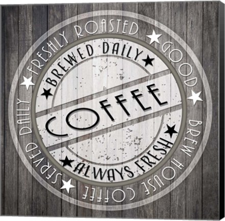 Framed Coffee Signs V4 Print