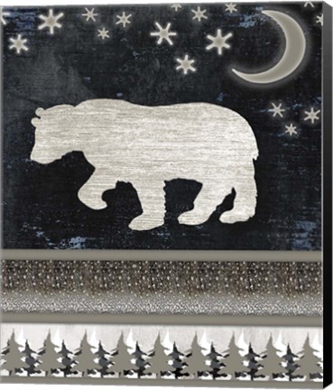 Framed Good Night Bear V1 2 Print