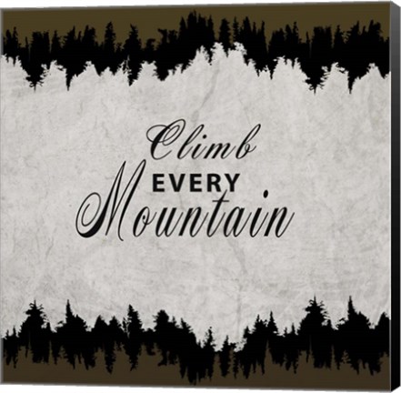 Framed Rustic Lodge Collection Sign V3 Print