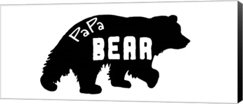 Framed Papa Bear Print