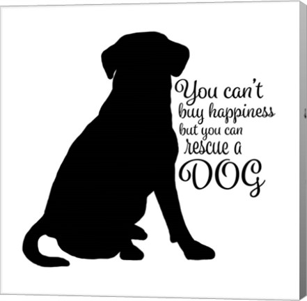 Framed Rescue Dog 9 Print