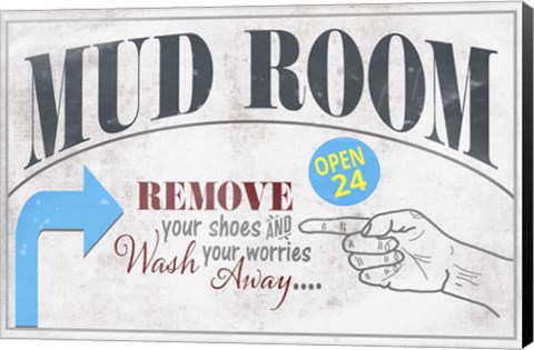 Framed Mudroom 21 Print