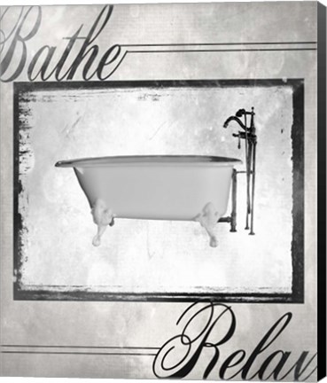 Framed Beloved Bath - Relax Print