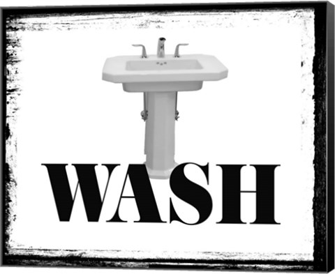 Framed Beloved Bath - Wash Print