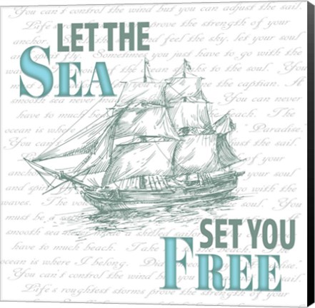 Framed Sailor Away Sign 1 Print