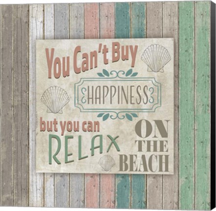 Framed Sea Side BoHo Sign 1 Print