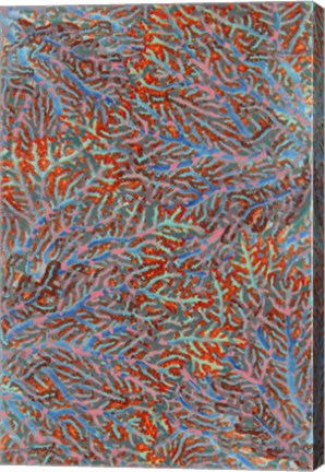 Framed Sea Creatures Surface Pattern 2 Print