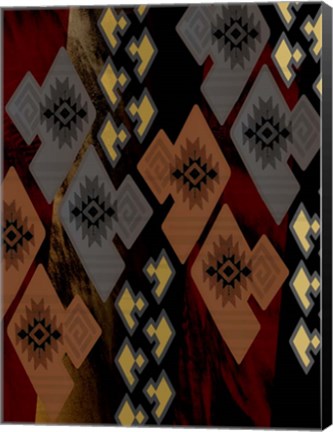 Framed SouthWest Design 2 3 Print