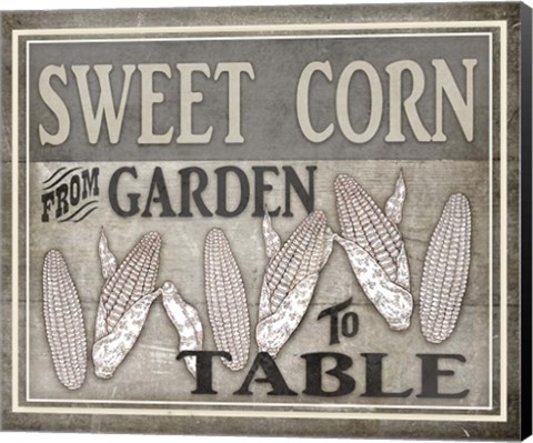 Framed Garden to Table Print