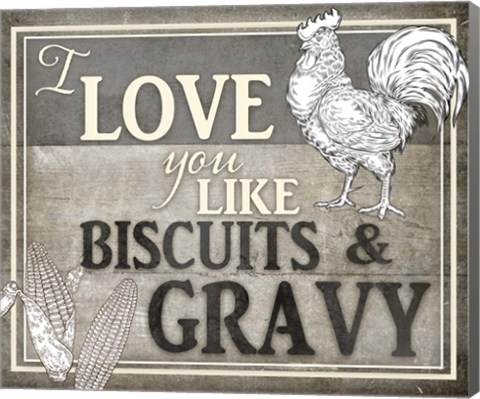 Framed Vintage Farm Sign - Local Farmer - Love You Print