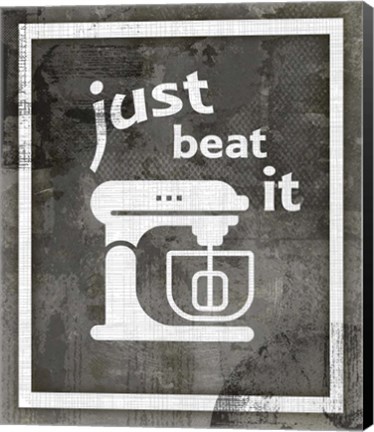 Framed Farm Sign Beat it Print