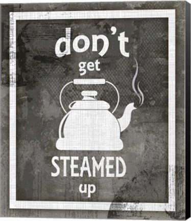 Framed Farm Sign Steamed Up Print