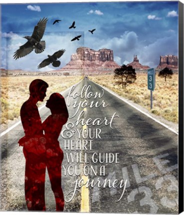 Framed Love Signs V1 Print