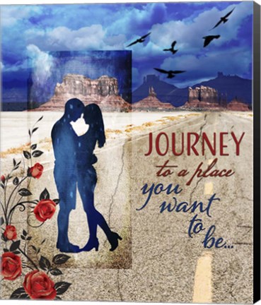 Framed Love Signs V2 Print